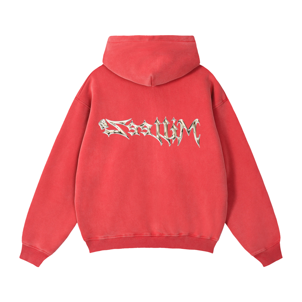 Zip-Through Boxy Fleece Hoodie