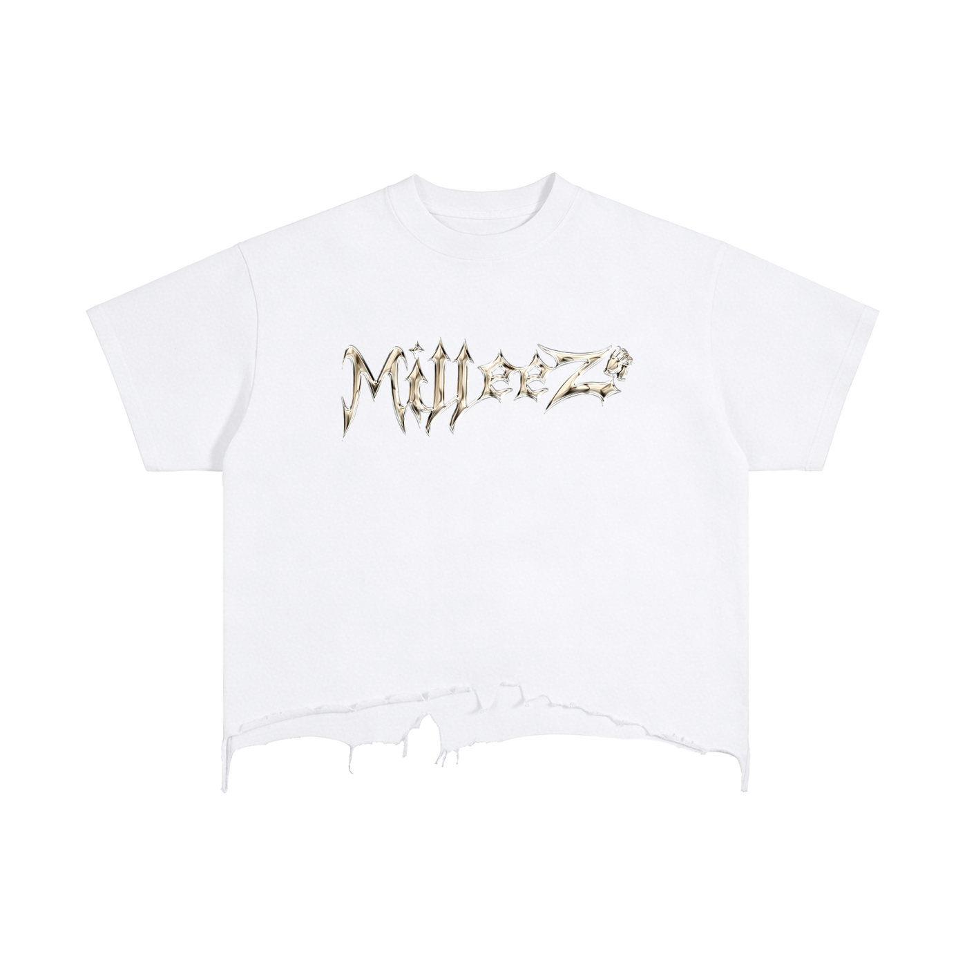 Vintage Wash Boxy Distressed Hem T-Shirt