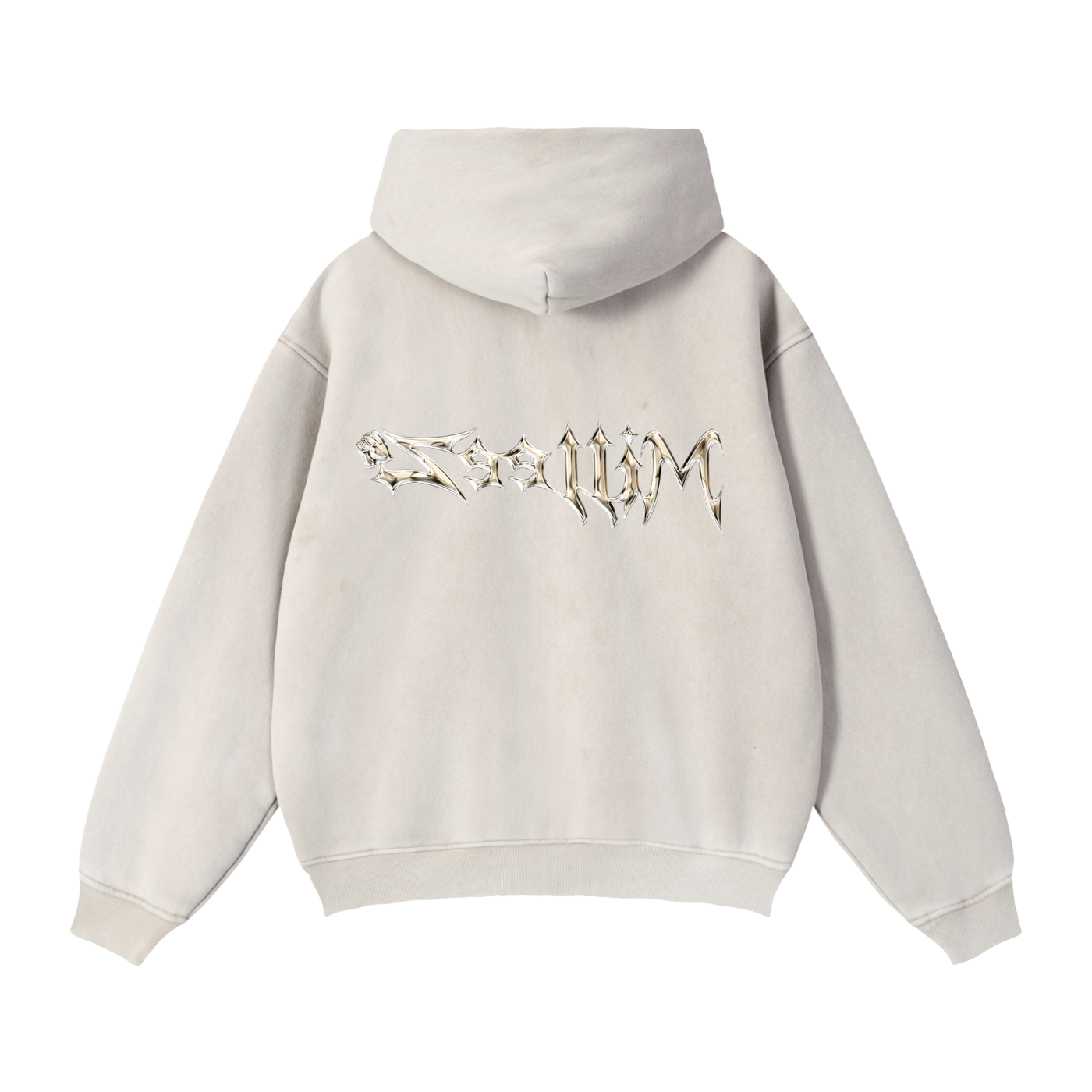 Zip-Through Boxy Fleece Hoodie