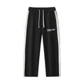 Contrast Side-Stripe Straight-Leg  Pants
